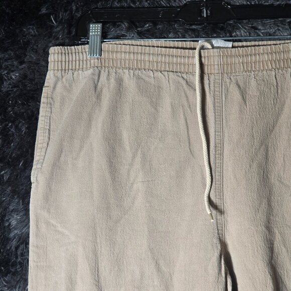 Adidas Originals Vintage Pants Mens 34 Beige Tan Trefoil 80s 90s - Picture 2 of 10